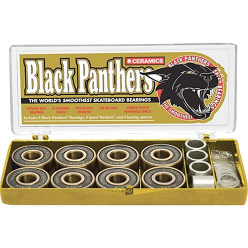 SHORTYS BLACK PANTHERS CERAMIC BEARINGS Single Set