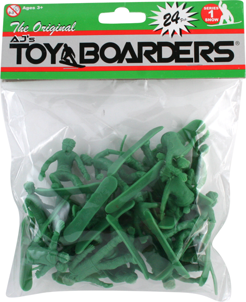 TOY BOARDERS SERIES I 24pc (SNOW) FIGURES